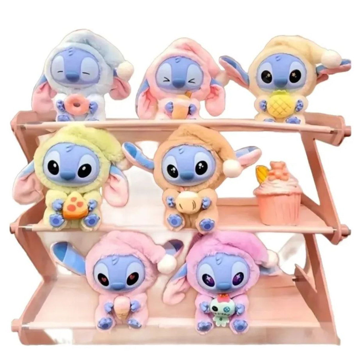 Miniatura 3 de peluche sorpresa de Stich Labubu